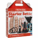 VAC-U-LOCK VIBRATING DUAL DENSITY STARTER SET VANILLA