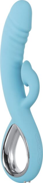 TRIPLE INFINITY REALISTIC VIBRATOR WITH SUCTION BLUE