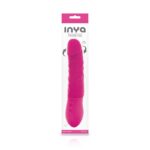 INYA TWISTER PINK VIBRATING DILDO
