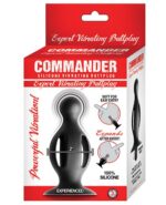 COMMANDER EXPERT VIBRATING BUTT PLUG BLACK