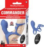 COMMANDER REMOTE CONTROL VIBRATING CLIMAXER BLUE