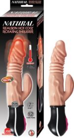 NATURAL REALSKIN HOT COCK ROTATING THRUSTER(out mid Dec)