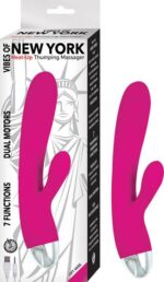 VIBES OF NEW YORK HEAT-UP THUMPING MASSAGER PINK