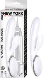 VIBES OF NEW YORK HEAT-UP PLEASURE MASSAGER WHITE