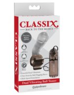 CLASSIX DUAL VIBRATING BALL TEASER SMOKE