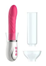 PUMPED TWISTER 4 IN 1 COUPLES RECHARGEABLE PUMP KIT PINK
