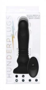 THUNDERPLUGS SWELLING & THRUSTING SILICONE PLUG W/ REMOTE CONTROL