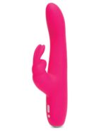 HAPPY RABBIT SLIMLINE CURVE RECHARGEABLE VIBRATOR PINK