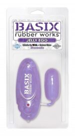 BASIX RUBBER WORKS JELLY EGG PURPLE