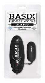 BASIX RUBBER WORKS JELLY EGG BLACK
