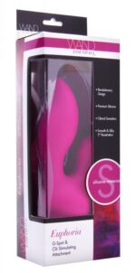 WAND ESSENTIALS EUPHORIA G SPOT & CLIT WAND ATTACHMENT