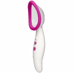 AUTOMATIC PUSSY PUMP VIBRATING RECHARGEABLE PINK/WHITE