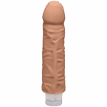 THE D SHAKIN' D VIBRATING 7 ULTRASKYN CARAMEL "