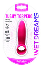 WET DREAMS TUSHY TORPEDO FINGER RING W/ TURBO MOTOR