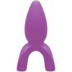 TONGUE STAR STEALTH RIDER TONGUE VIBE W/ CONTOURED PLEASURE TIP PURPLE