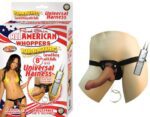 LATIN AMERICAN WHOPPERS 8IN DONG VIBRATING W/HARNESS