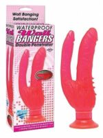 WATERPROOF DOUBLE PENETRATOR WALL BANGER PINK