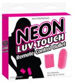 NEON LUV TOUCH REMOTE CONTROL BULLET PINK