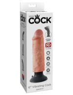 KING COCK 6IN COCK FLESH VIBRATING