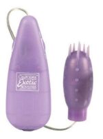 SILICONE SLIMS NUBBY BULLET PURPLE