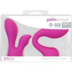 PALM SENSUAL ACCESSORIES 2 SILICONE HEADS