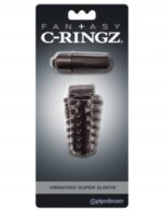 FANTASY C RINGZ VIBRATING SUPER SLEEVE BLACK