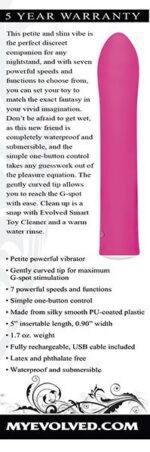 RECHARGEABLE G SPOT 5  PINK "