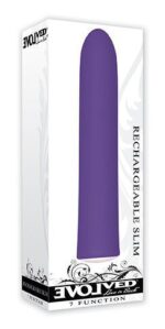 RECHARGEABLE SLIM VIBE 5  PURPLE "