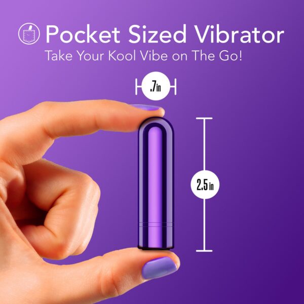 KOOL VIBES - RECHARGEABLE MINI BULLET - GRAPE - Image 2