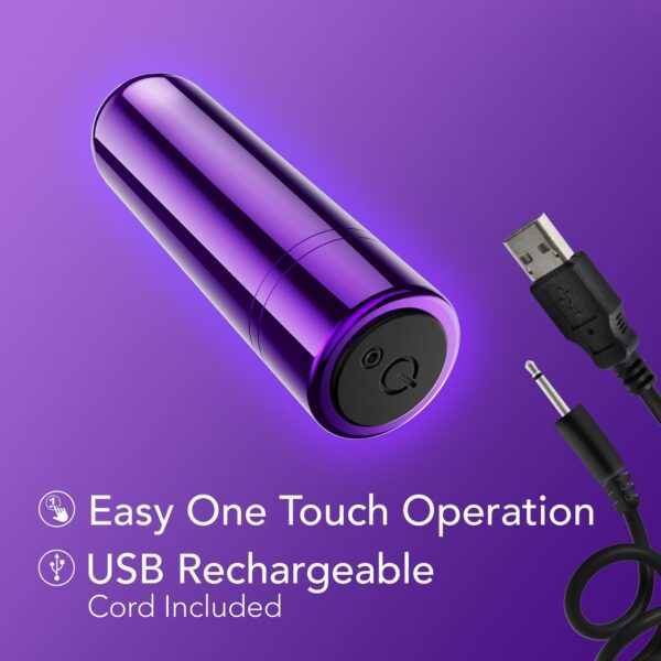 KOOL VIBES - RECHARGEABLE MINI BULLET - GRAPE - Image 3