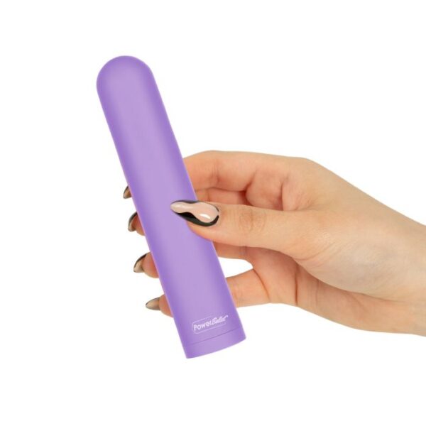 POWERBULLET EEZY PLEEZY 5 IN VIBE RECHARGEABLE PURPLE - Image 3