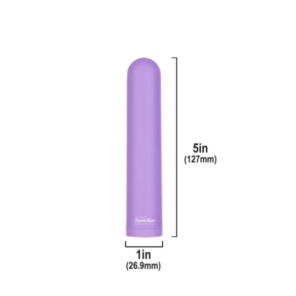 POWERBULLET EEZY PLEEZY 5 IN VIBE RECHARGEABLE PURPLE - Image 4