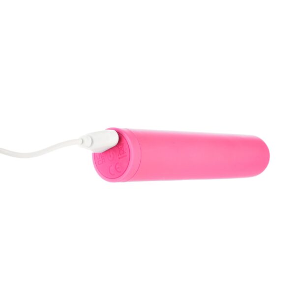 POWERBULLET EEZY PLEEZY 5 IN VIBE RECHARGEABLE PINK - Image 4