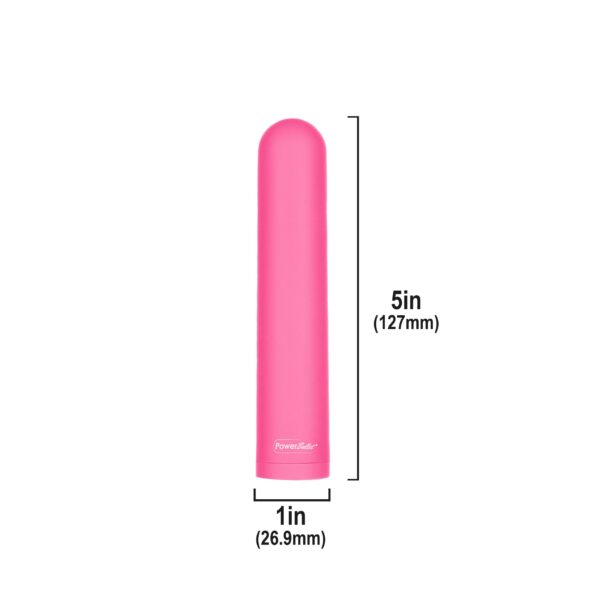 POWERBULLET EEZY PLEEZY 5 IN VIBE RECHARGEABLE PINK - Image 3