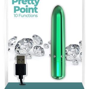 POWER BULLET PRETTY POINT 4IN 10 FUNCTION BULLET TEAL