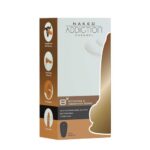 NAKED ADDICTION 8IN ROTATING & VIBRATING DONG CARAMEL