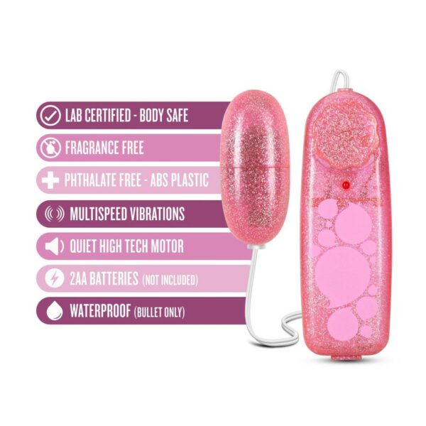 B YOURS GLITTER POWER BULLET PINK - Image 4