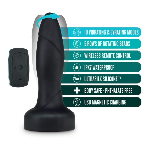 ANAL ADVENTURES PLATINUM DRIVE PLUG BLACK - Image 4