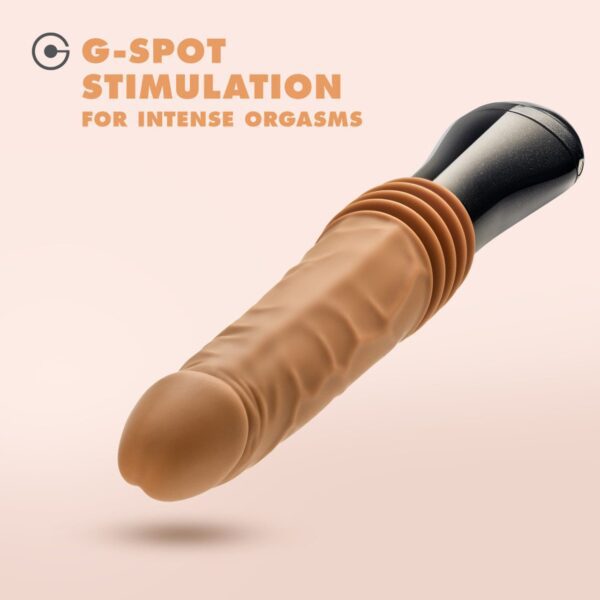 DR SKIN DR. ARTHUR THRUSTING GYRATING VIBRATING DILDO TAN - Image 6