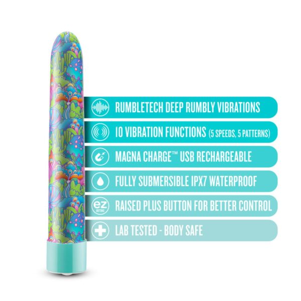 LIMITED ADDICTION UTOPIA 7 IN RECHARGEABLE VIBE AQUA - Image 2