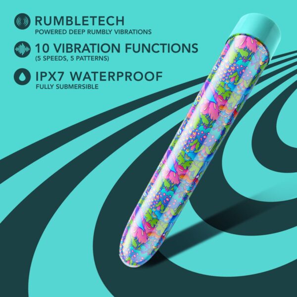 LIMITED ADDICTION UTOPIA 7 IN RECHARGEABLE VIBE AQUA - Image 3