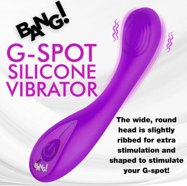 G-SPOT SILICONE VIBRATOR PURPLE - Image 2