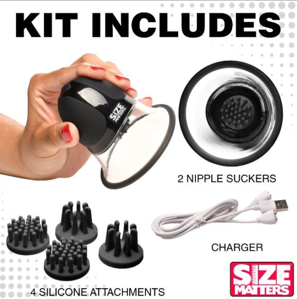 ROTATING NIPPLE SUCKERS W/ 4 ATTTACHMENTS - Image 3