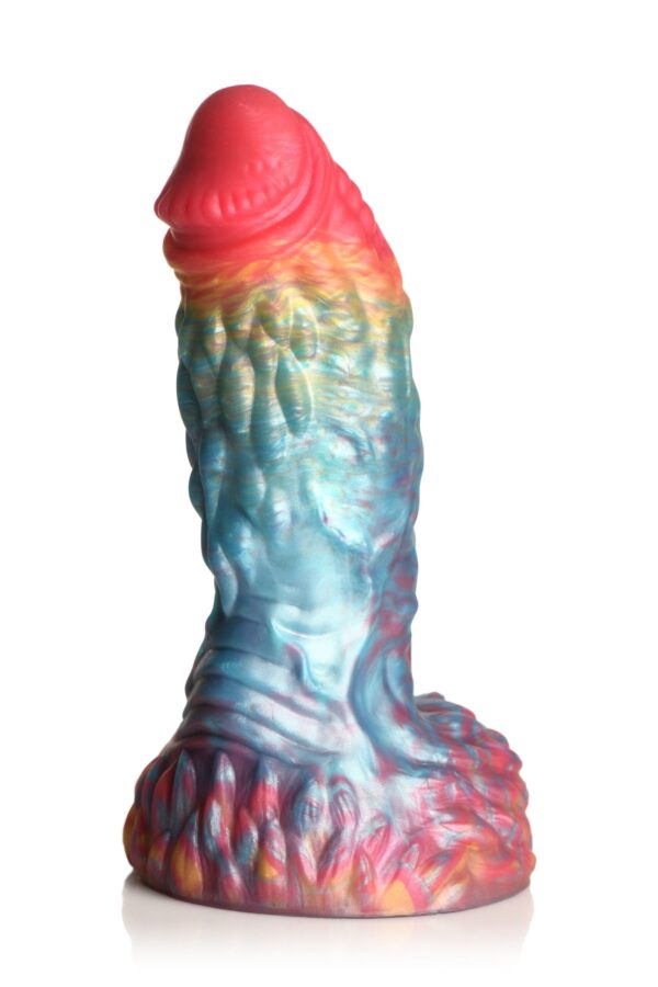 CREATURE COCKS RAINBOW PHOENIX VIBRATING SILICONE DILDO - Image 2
