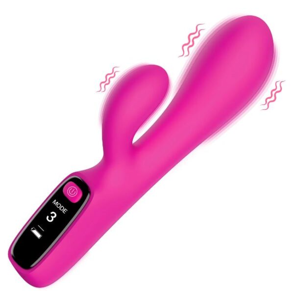 DIGITAL SILICONE RABBIT VIBRATOR - Image 7